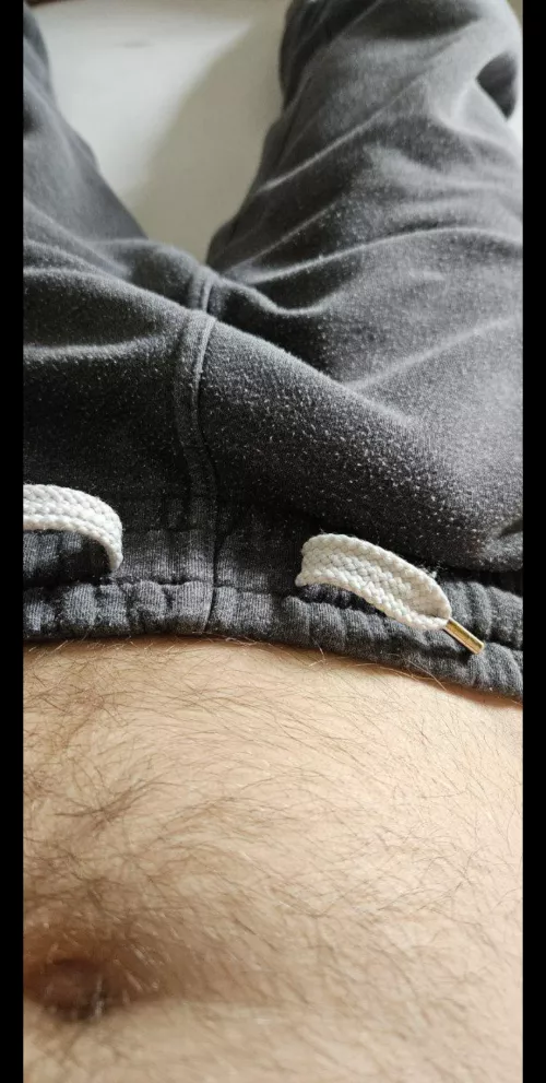 Sweatpants and nothing more 