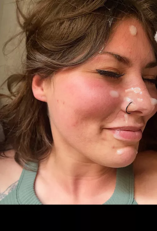 The face of a proud cum slut 😆😇💦🪣