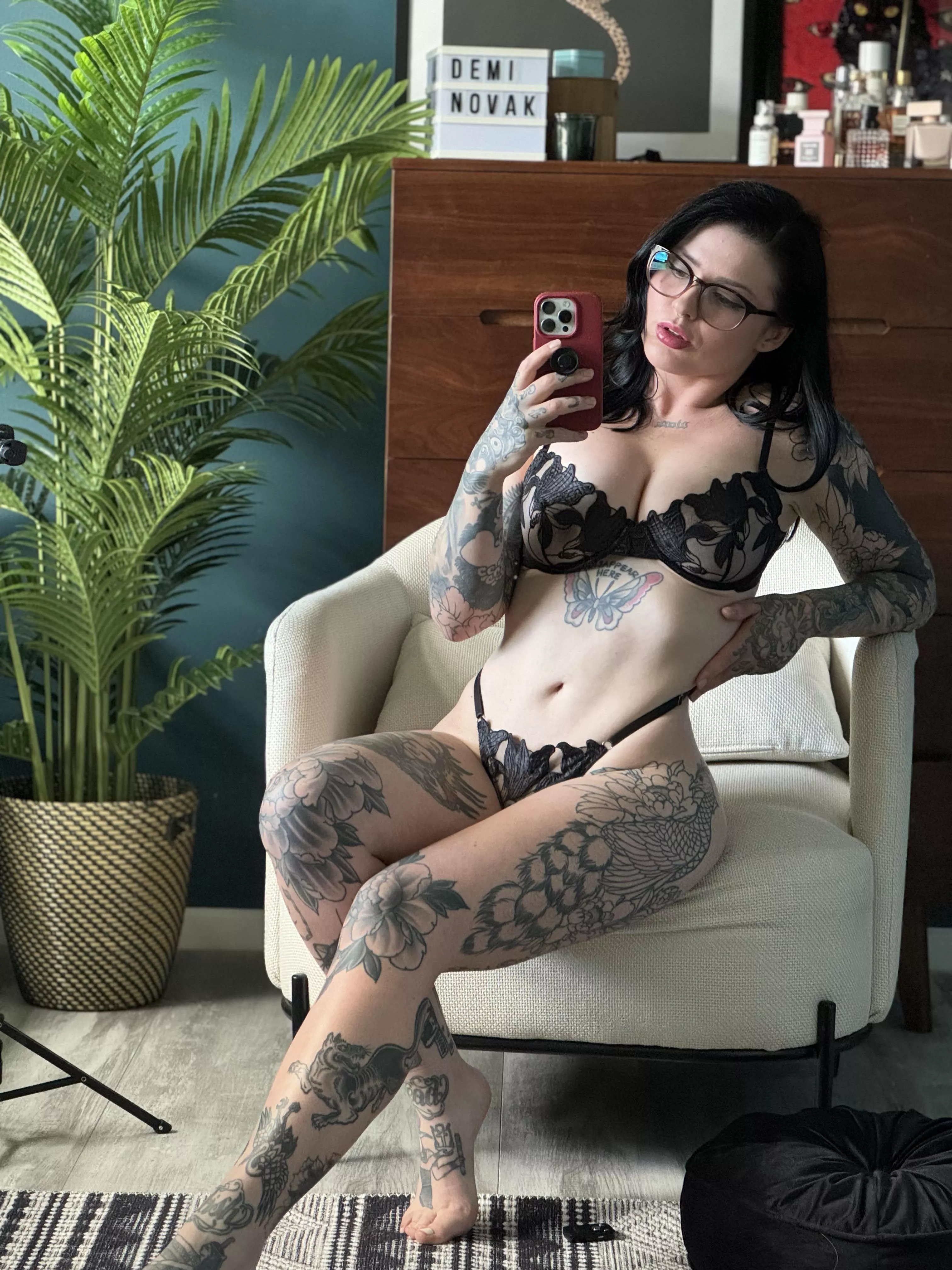 This is how I would be waiting for you to come home. You better hurry up!