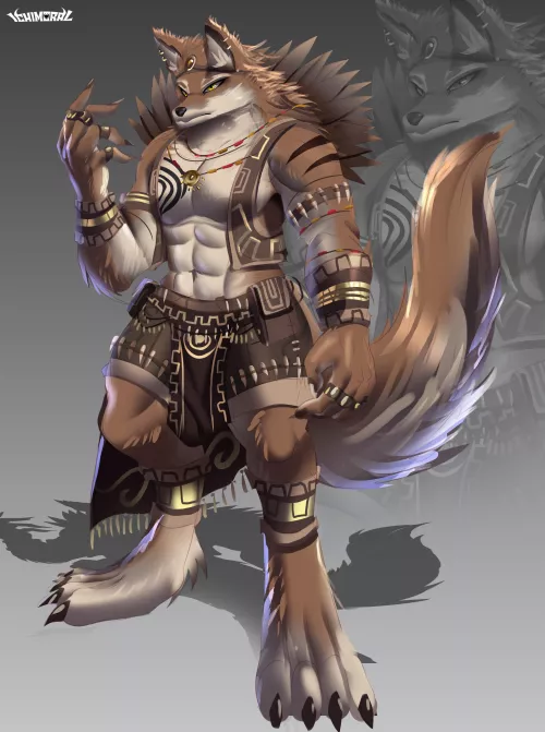 Timber Wolf OC Design Commisison x3 ! (Art by me @ichimoral )