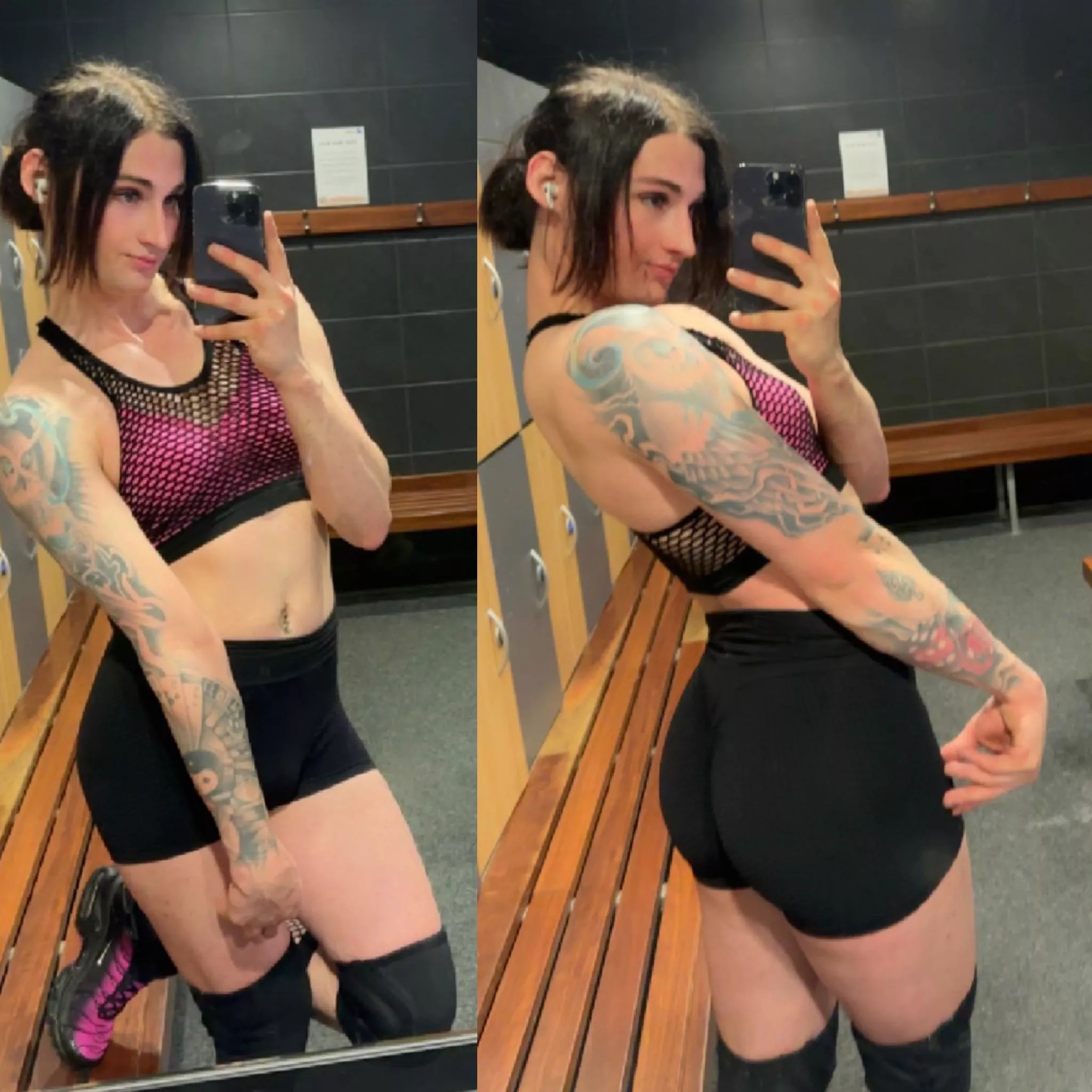 U will suck my femboy dick in the change room like a good boy 😈