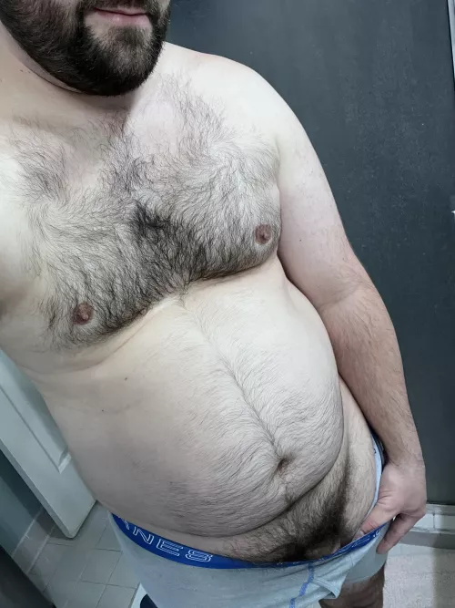 Use your hands or mouth to pull these down the rest of the way?