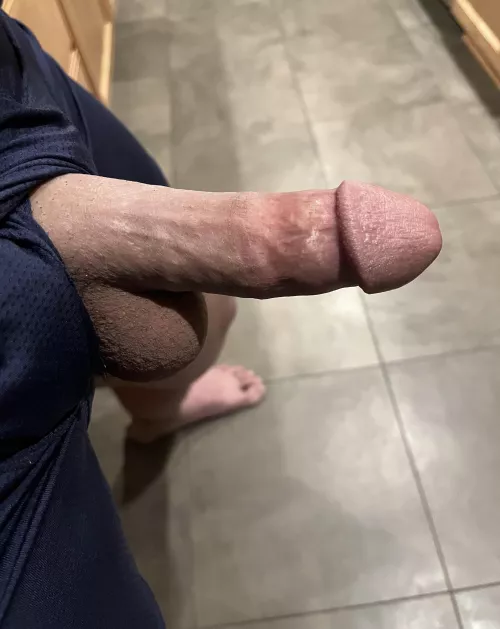 Walk in and my dick is out..what do you do? 