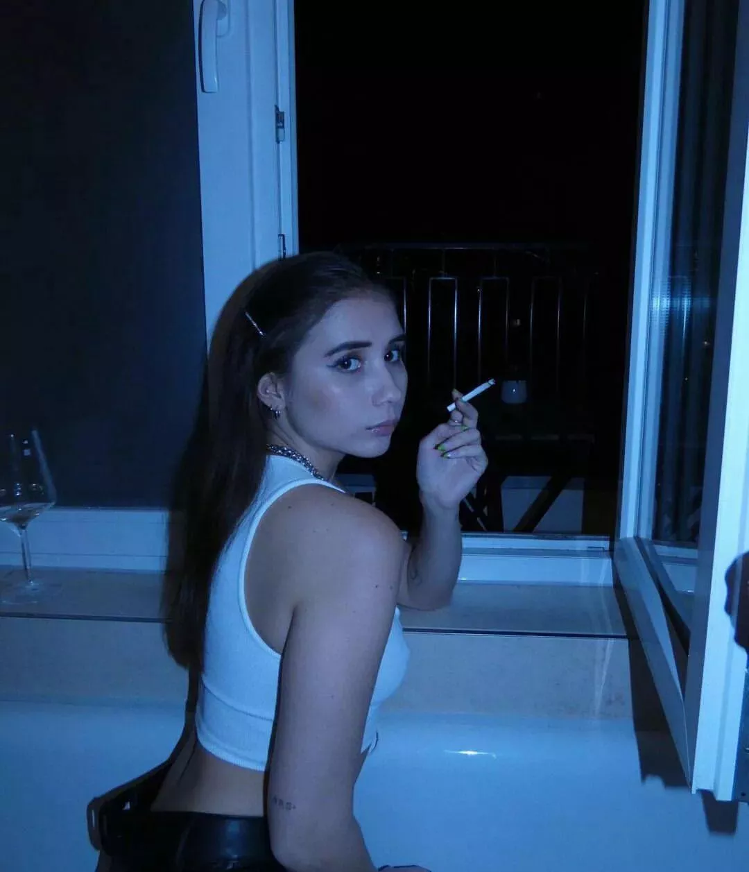 Whenever your girl goes missing at a friend’s party, you know where to look for her