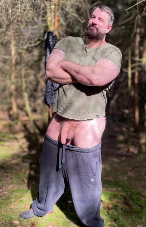 Would u go hiking with me?. But beware… sometime I do this. 