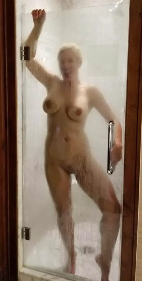You guys shot so much cum on me. .I had to shower