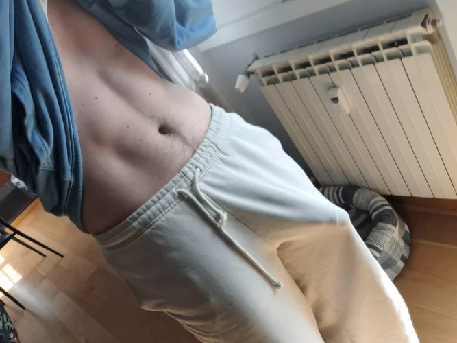 19yo My god I love these white sweatpants