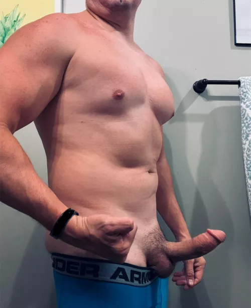 [42] Trying to get my body and cock ready for the summer.