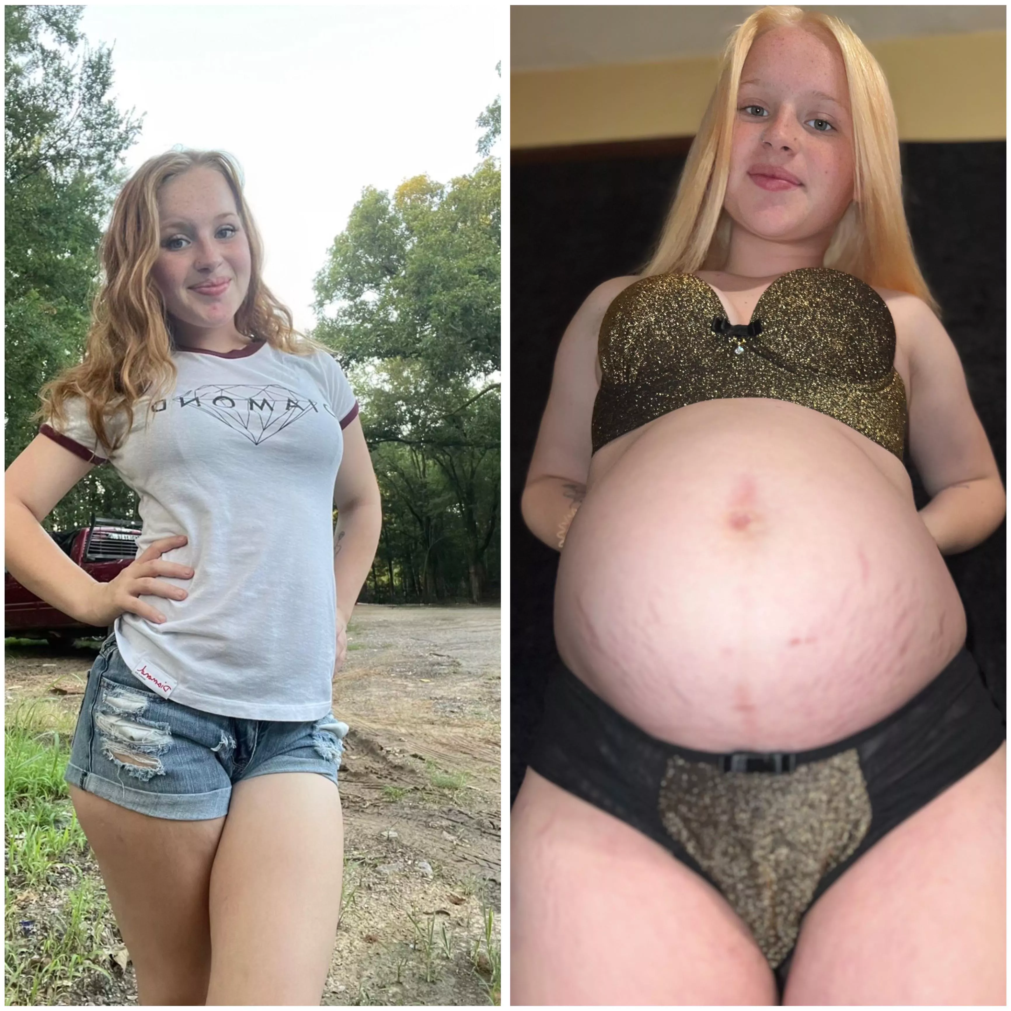 7 months apart! Which would you rather? 🥵 F18