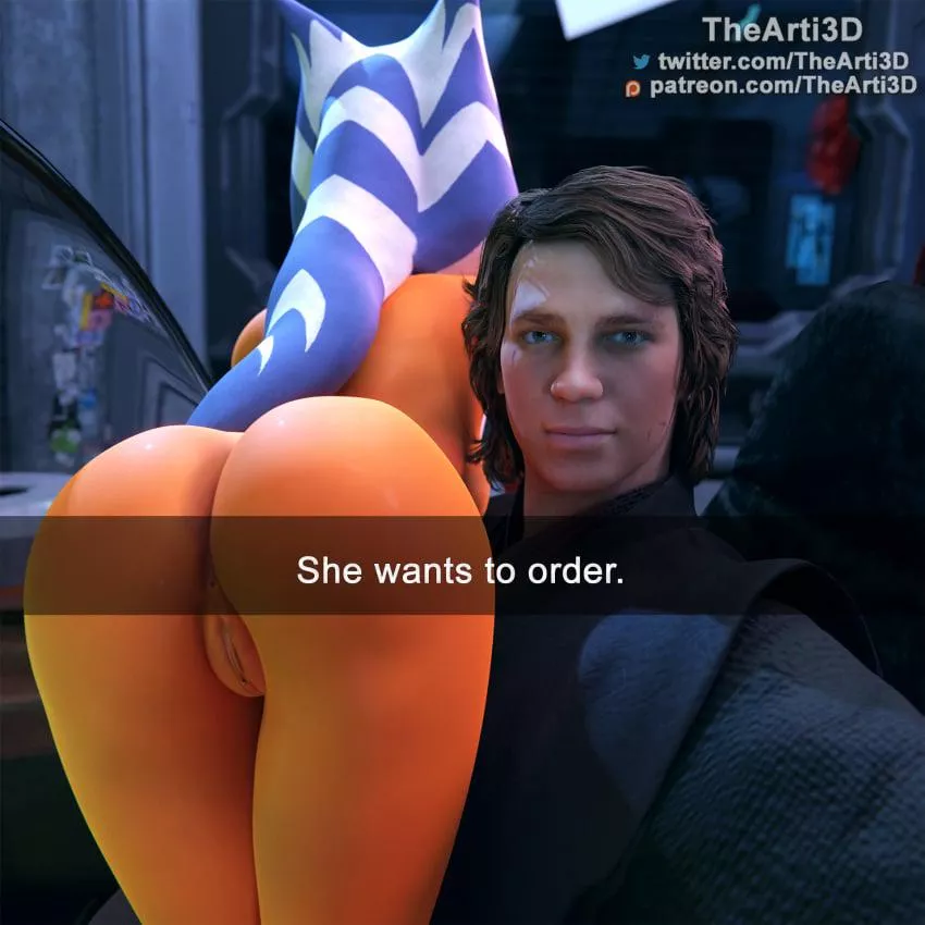Ahsoka wants to order (TheArti3D) 