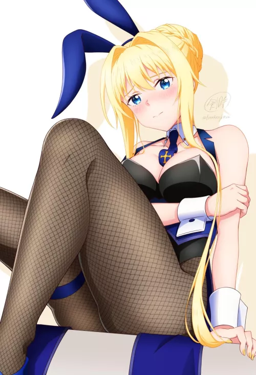 Alice Zuberg Wearing Her Bunny Girl Outfit (Sword Art Online Alicization)