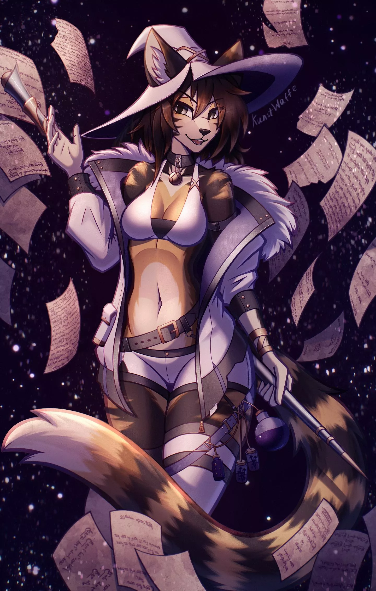 Burning waffle recipes with style (KunstWaffe)