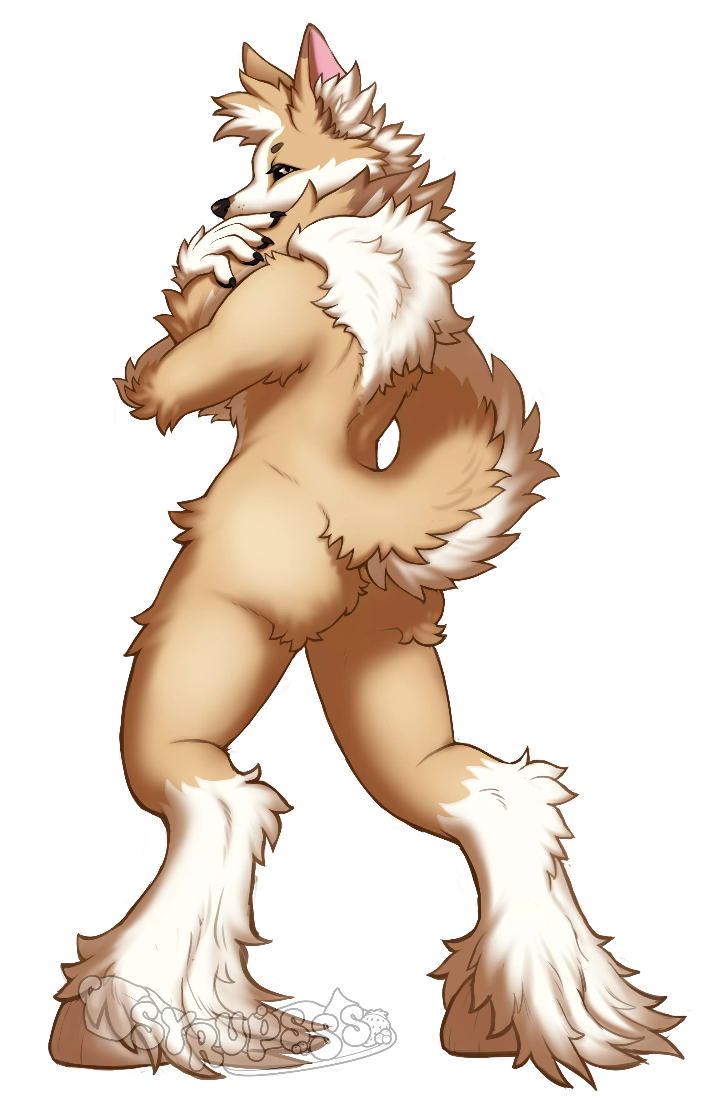 Clydesdale Fox Pinup [Commission by Me] [Q]