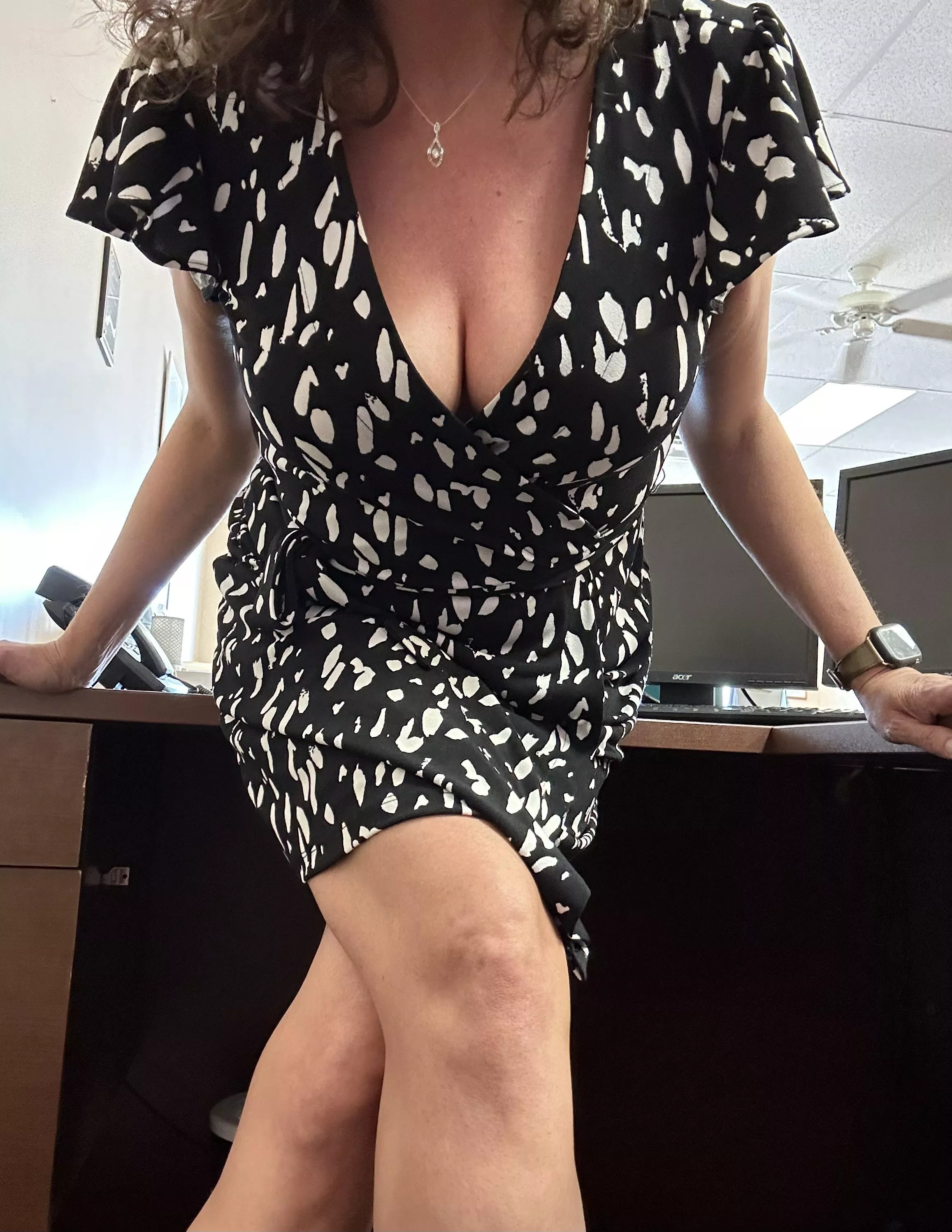 Desk cleavage?