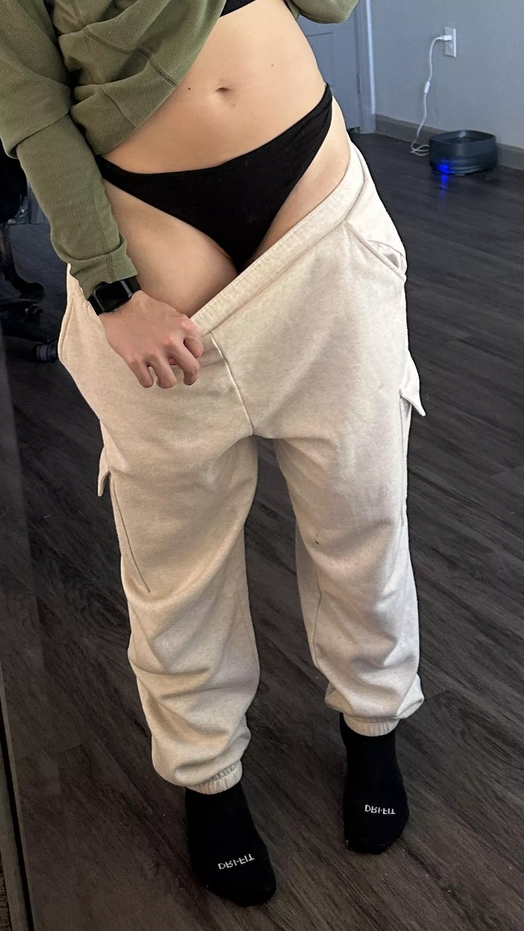 do you like it when I tease you with my panties [f]