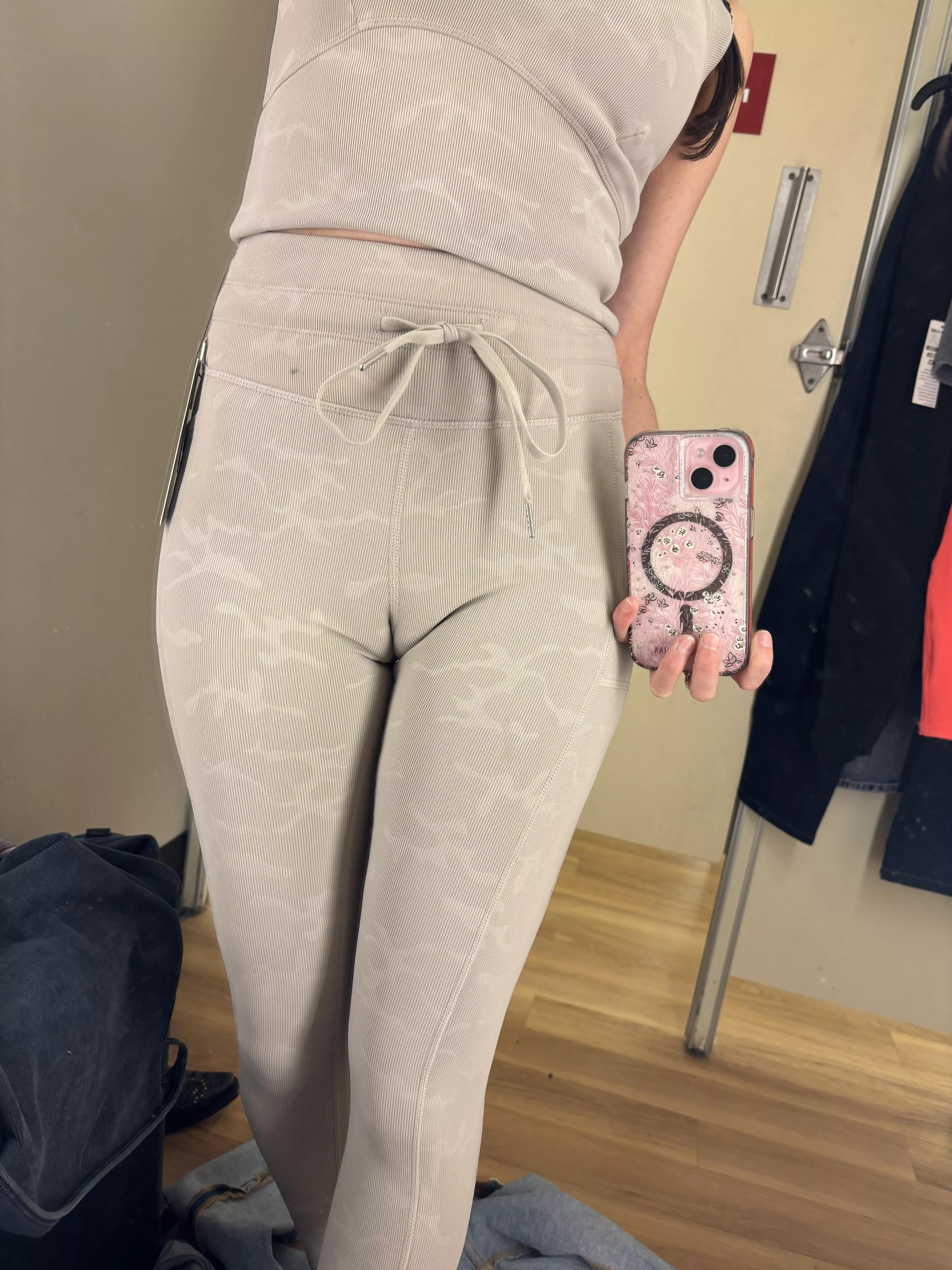 Dressing room thoughts…Is there such a thing as too much camel toe?