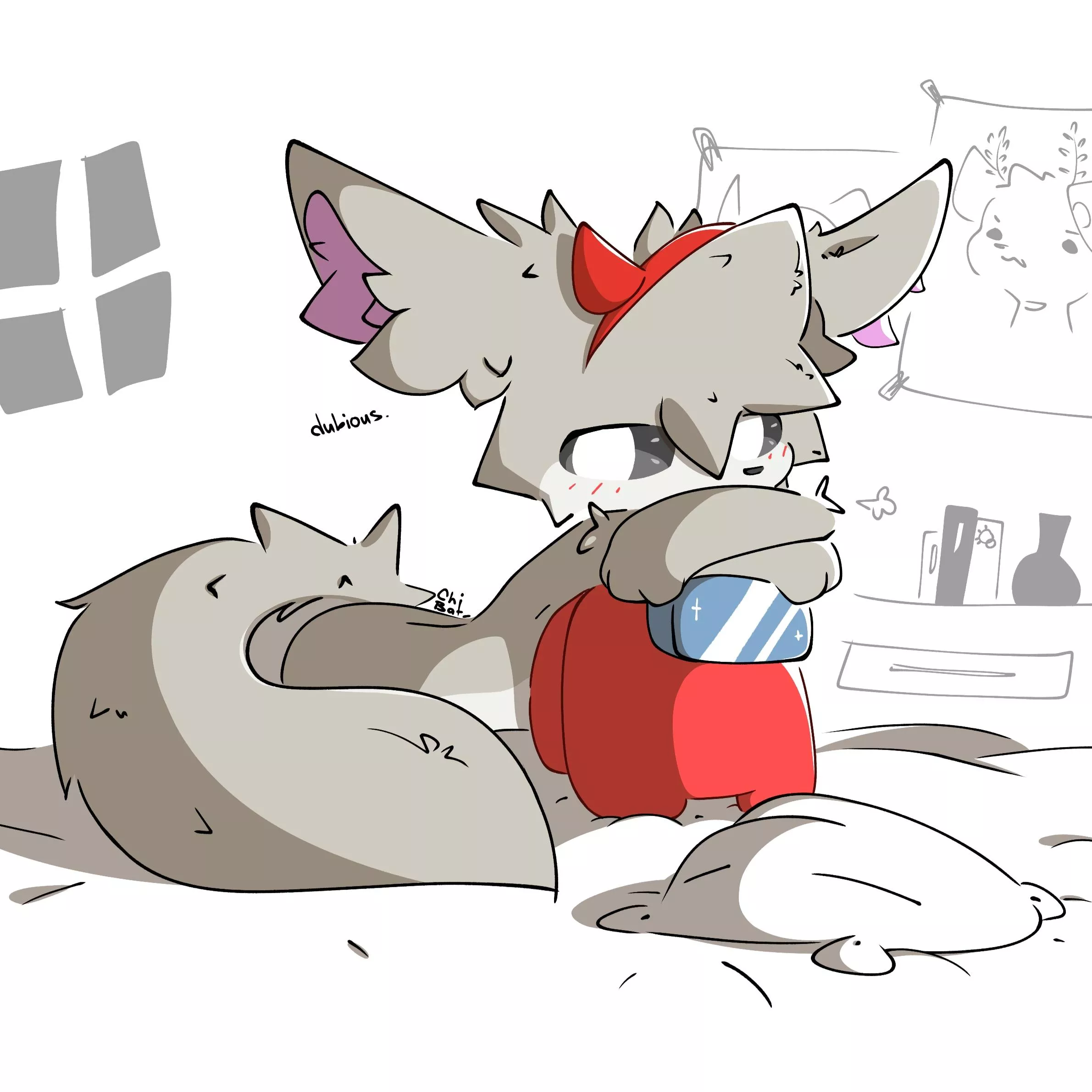 Dubious individual (art by me @ChiBat_) on twitter