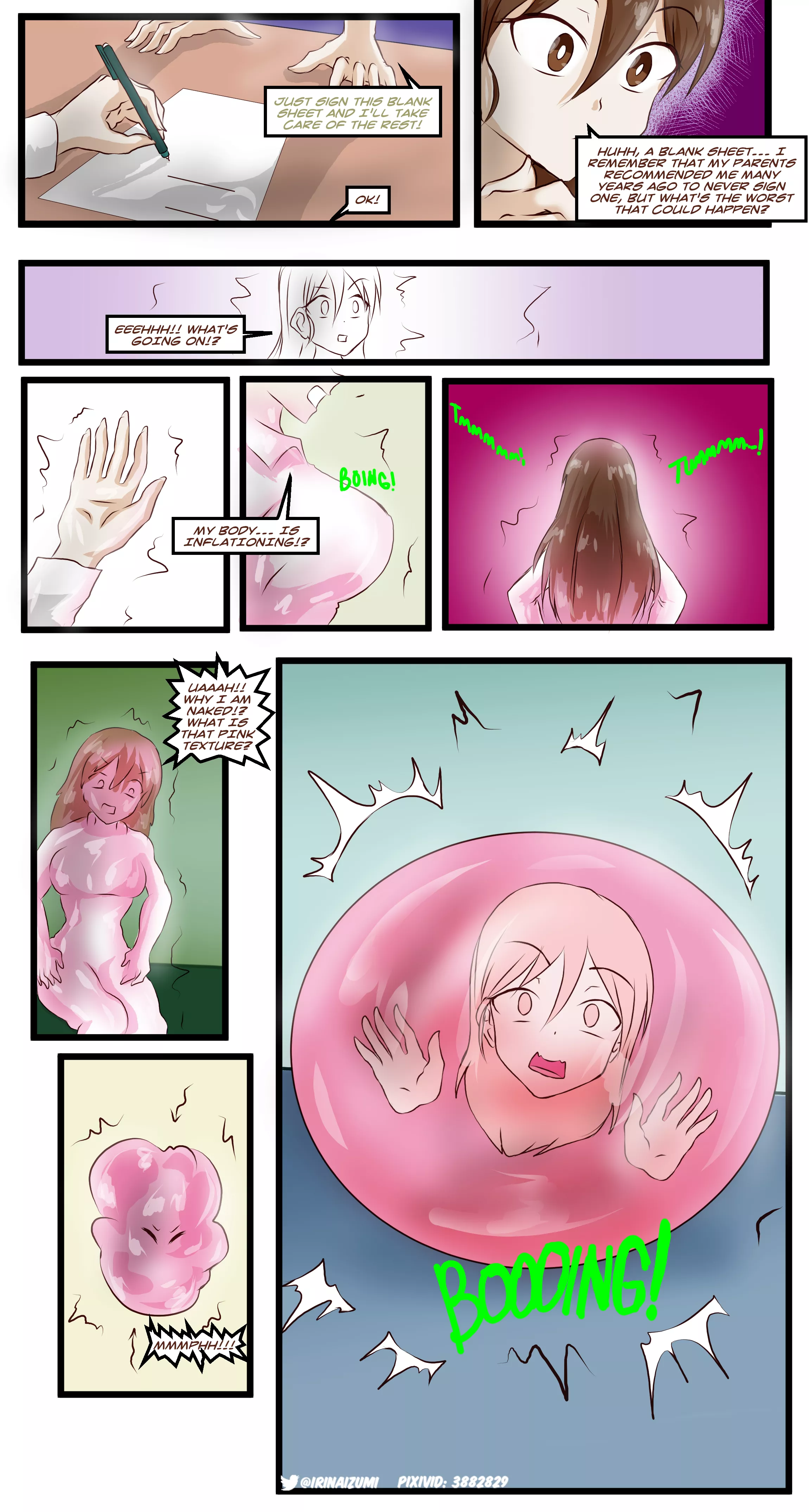 employee spills coffee on chair and is turned into a fitness ball to replace it