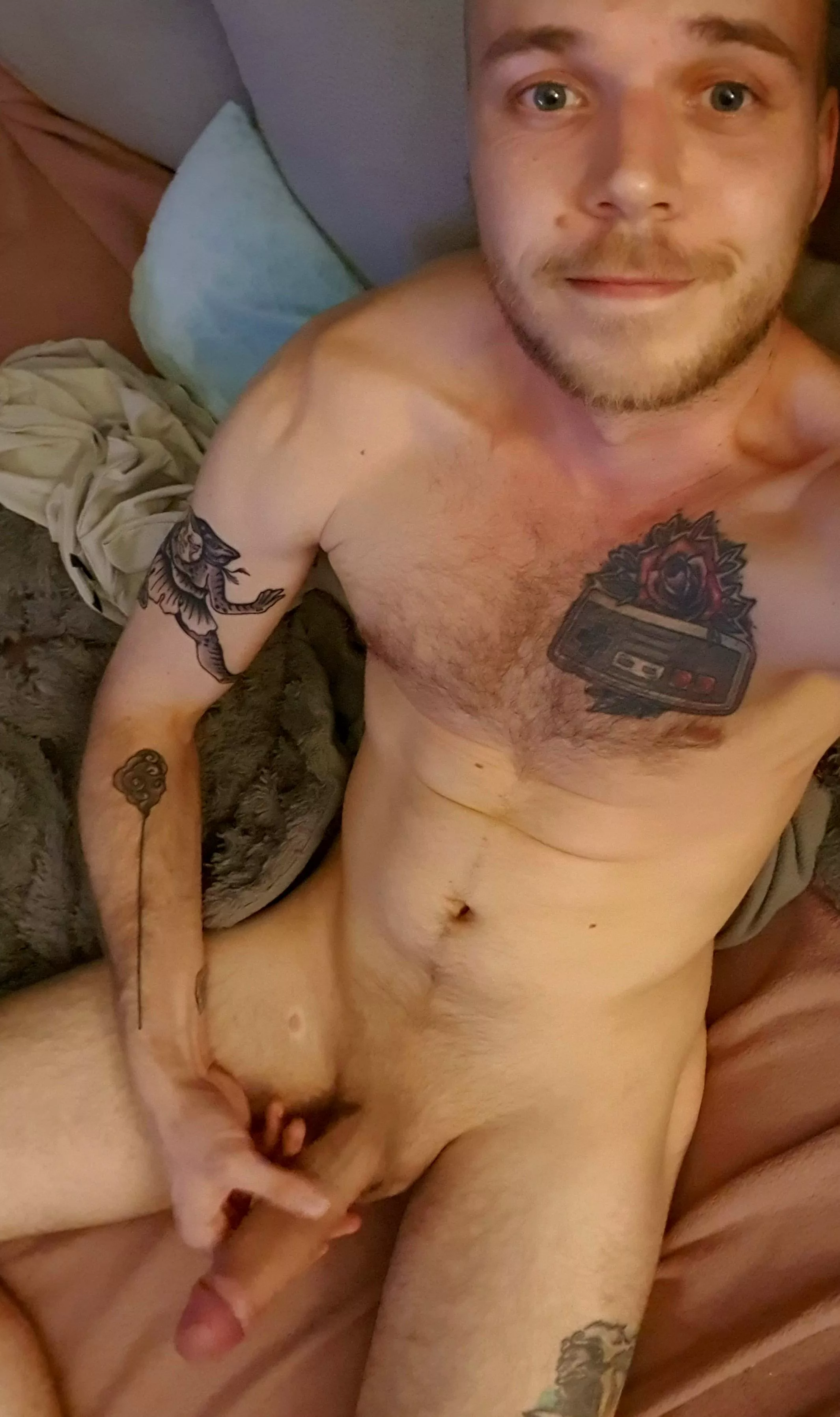 Finally warm enough to hang out naked as much as possible 🔥❤️