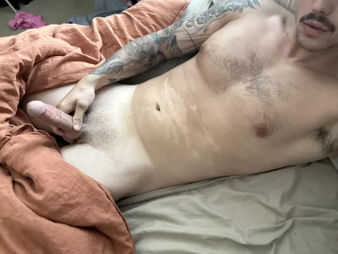 First time! Tattoos or Dick?