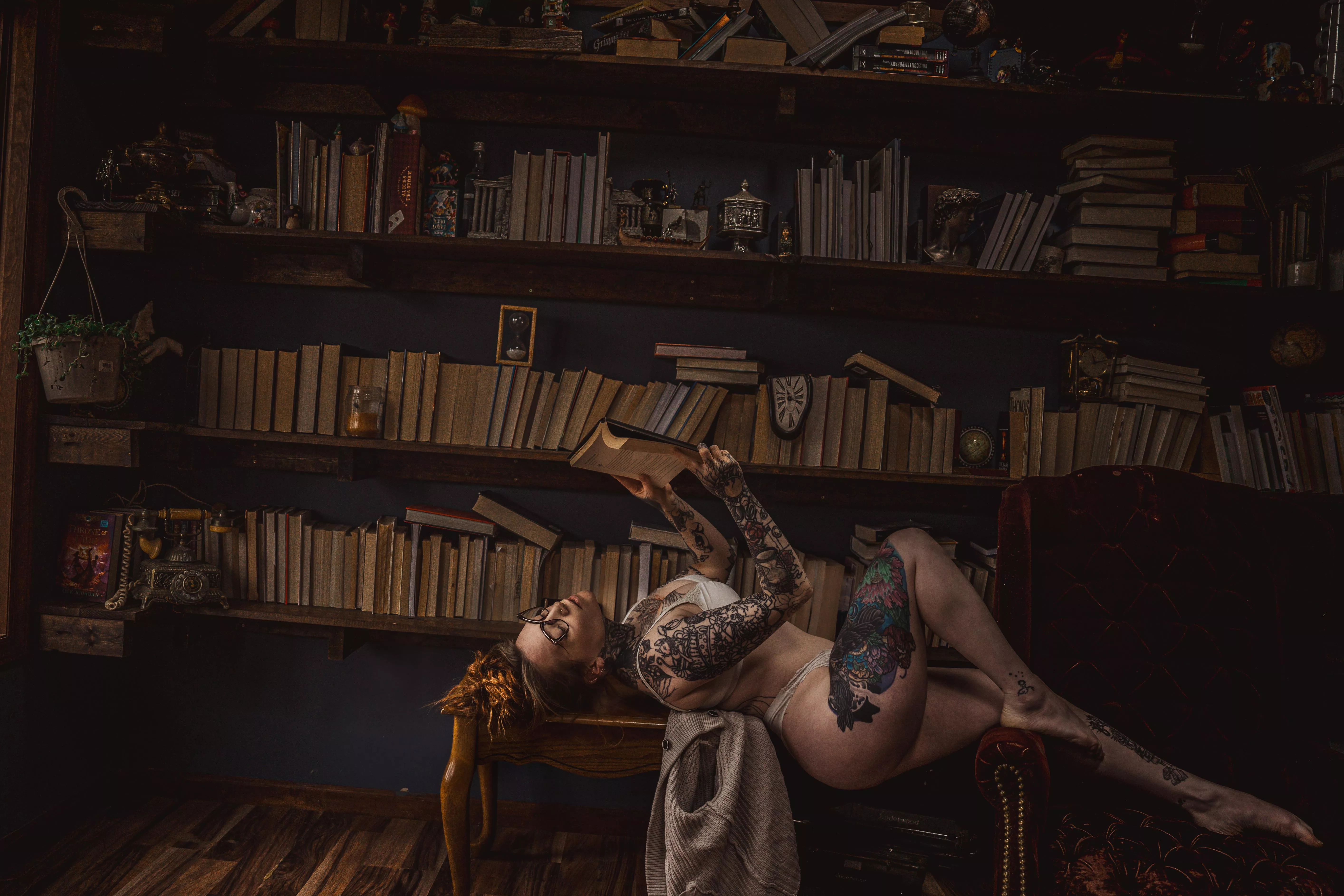 Getting lost in a book