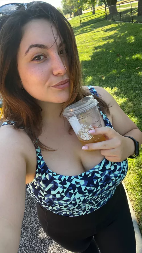 Getting my steps in before heading to the gym