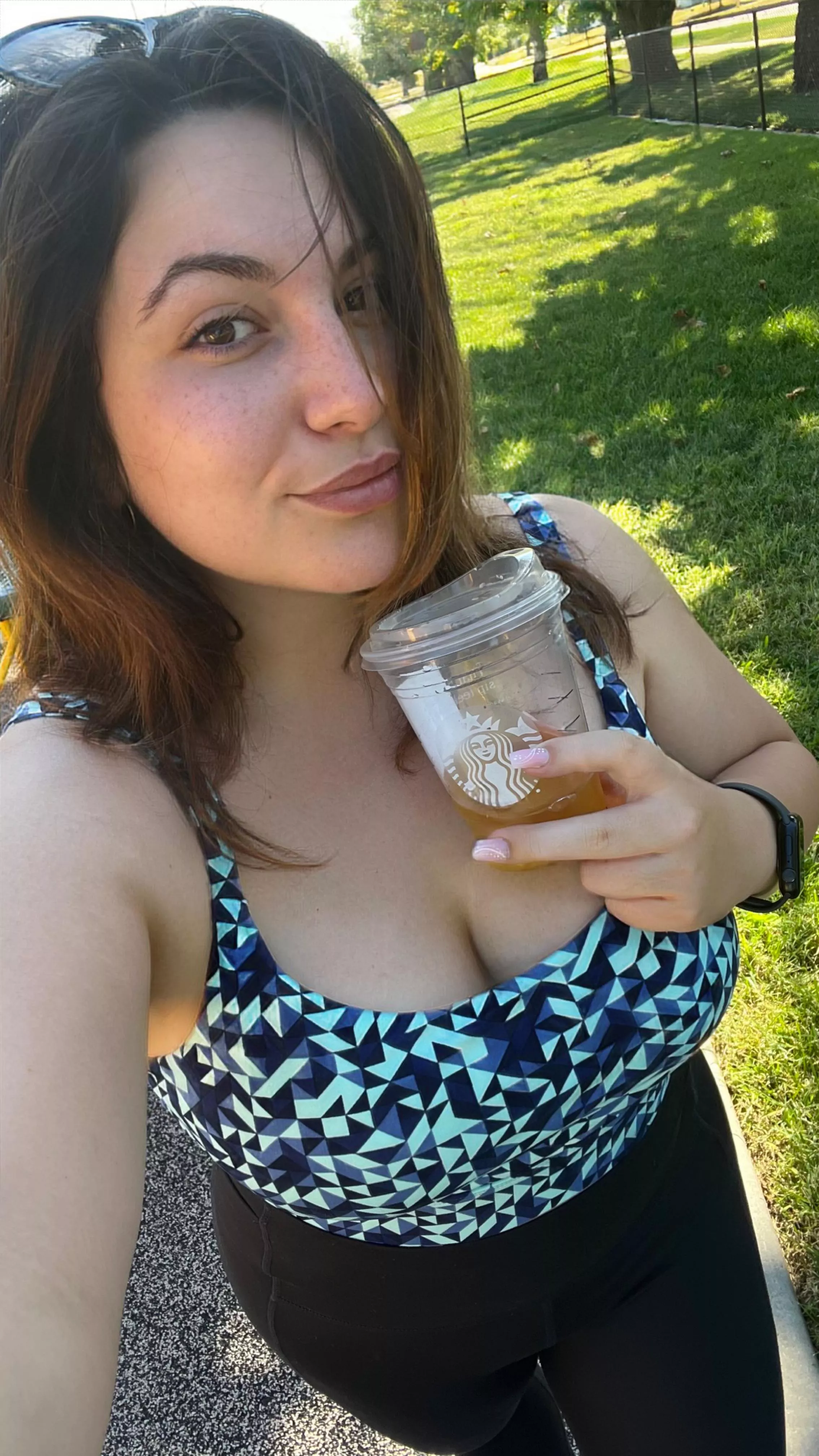 Getting my steps in before heading to the gym