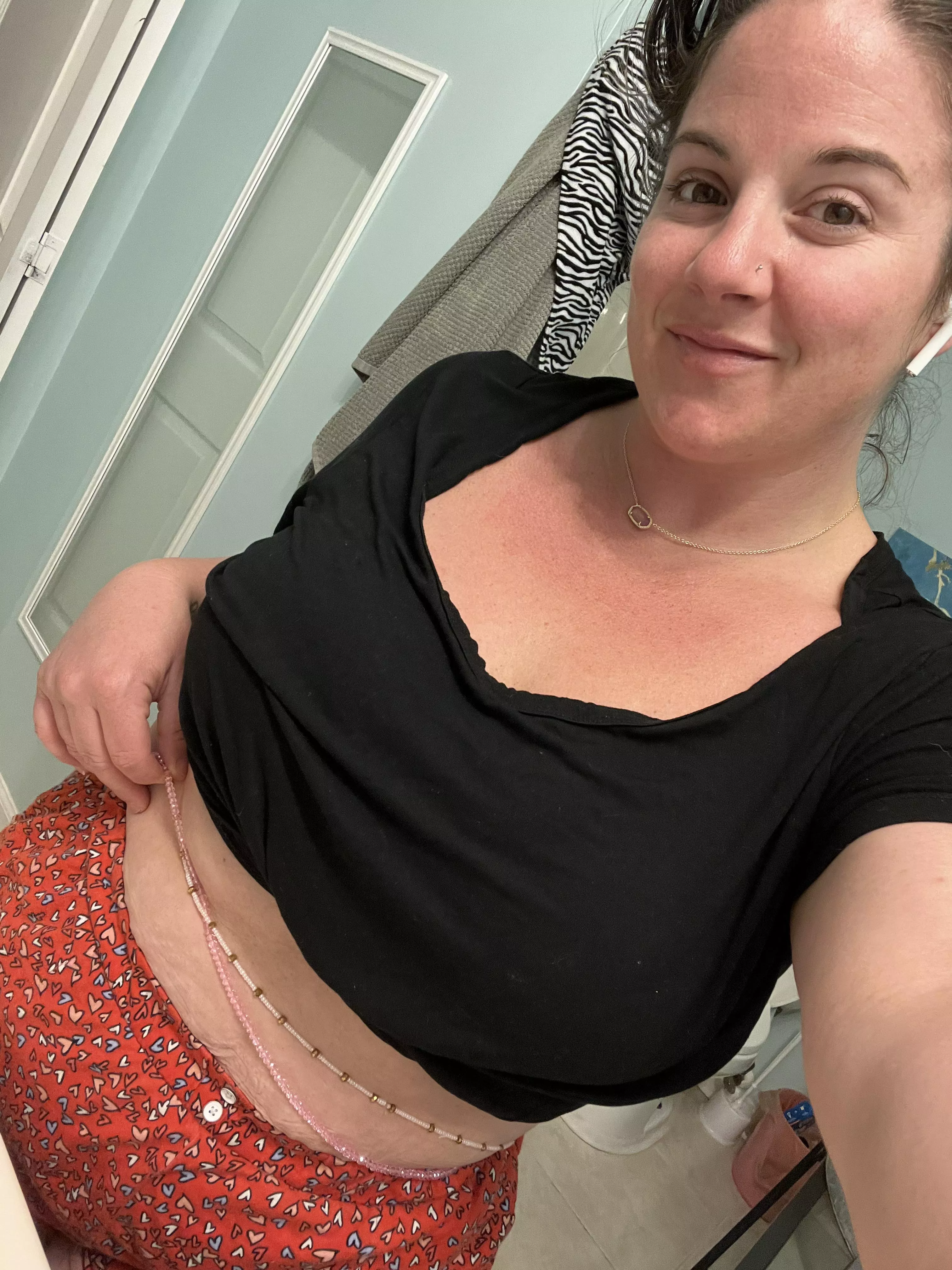 Got some new waist beads to manage the thickness 