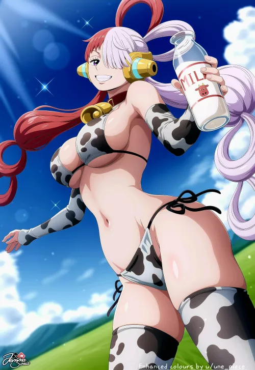 Here is Uta's Milk 🥛 for you 😋  