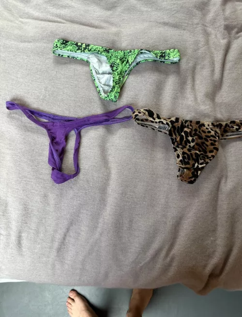 I want to get new thongs, any recommendations?