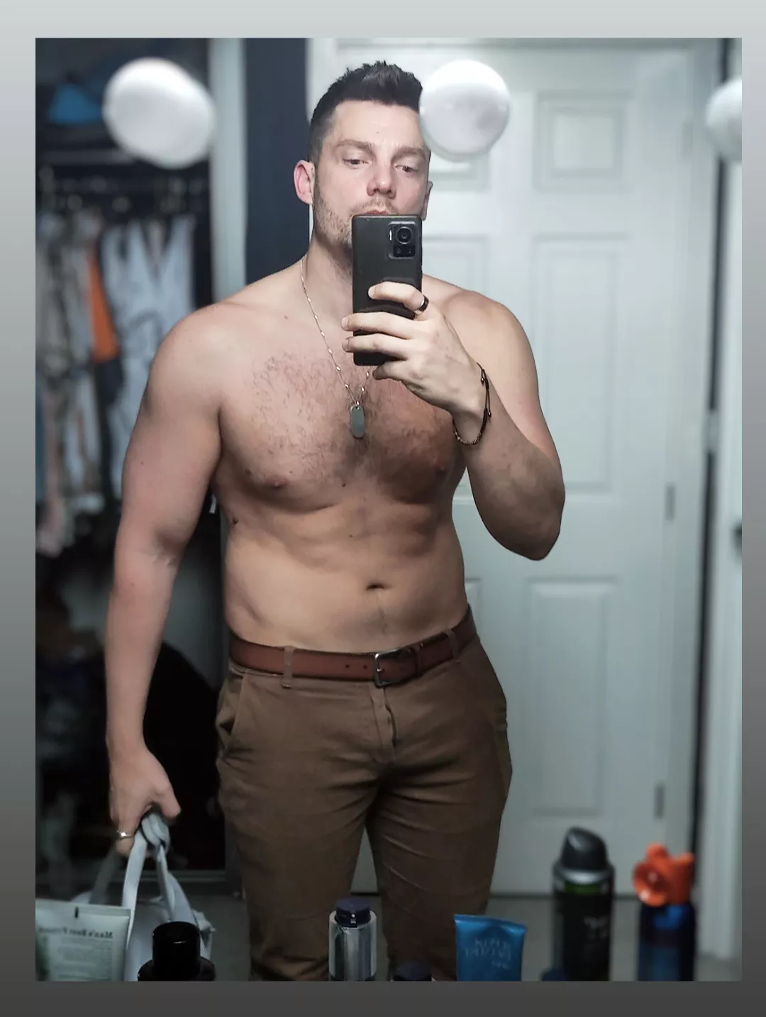 Is it acceptable for a guy (36) to go to work like this? 