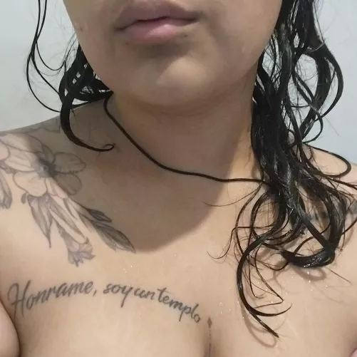 It's amazing how much I can get wet in the shower ;)