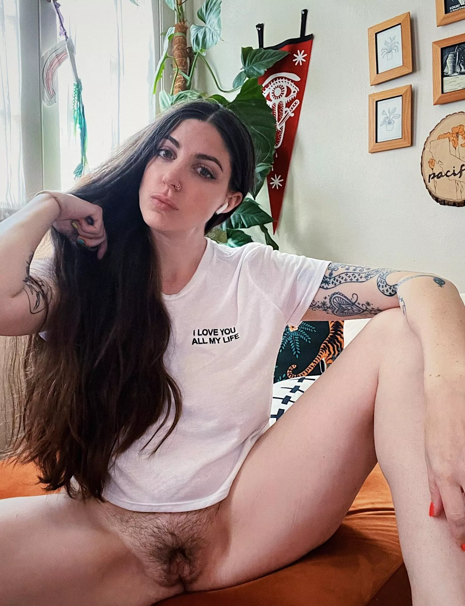 Just lounging around the house