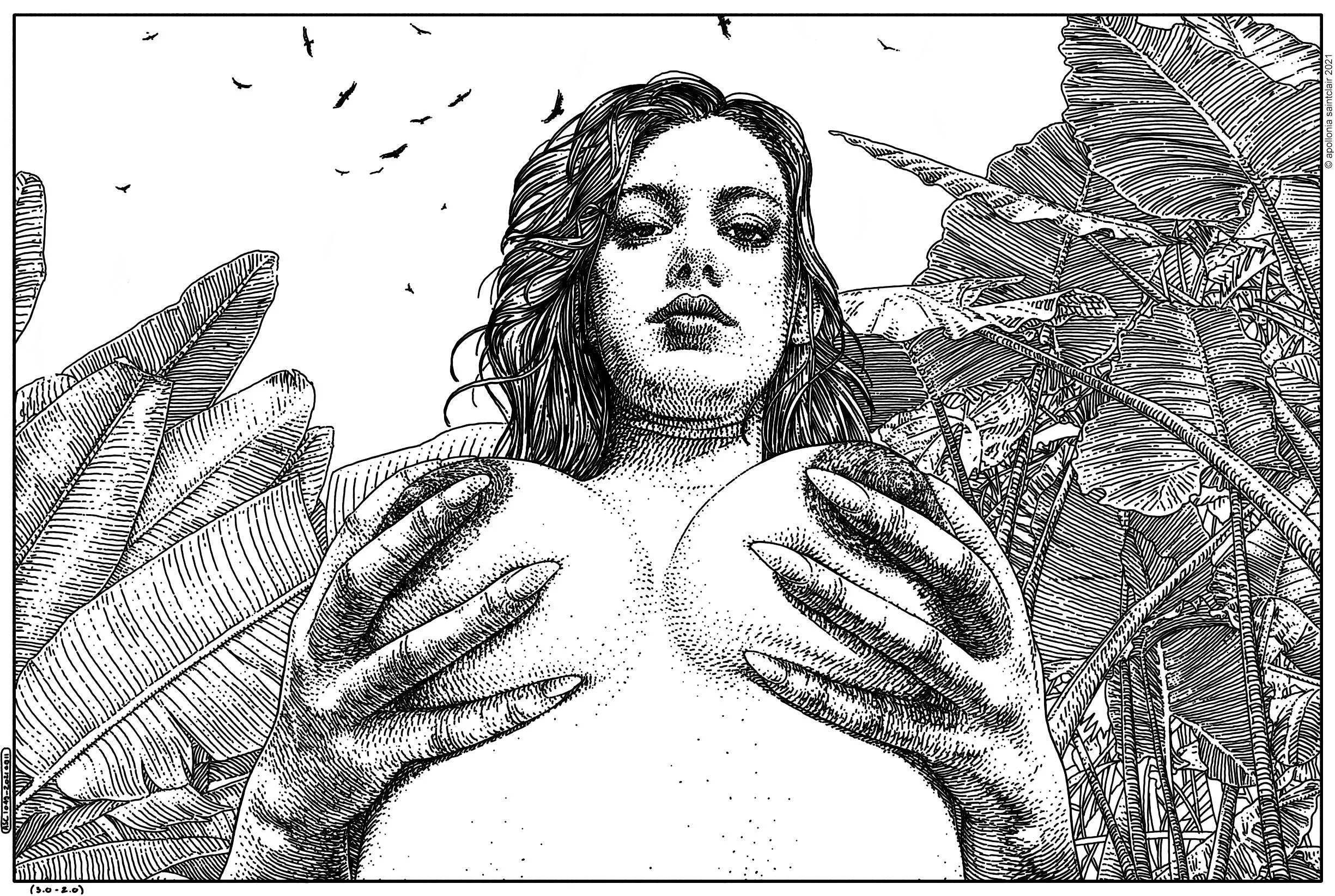 Les yeux dans le ciel (Eyes of the glade) by Apollonia Saintclair