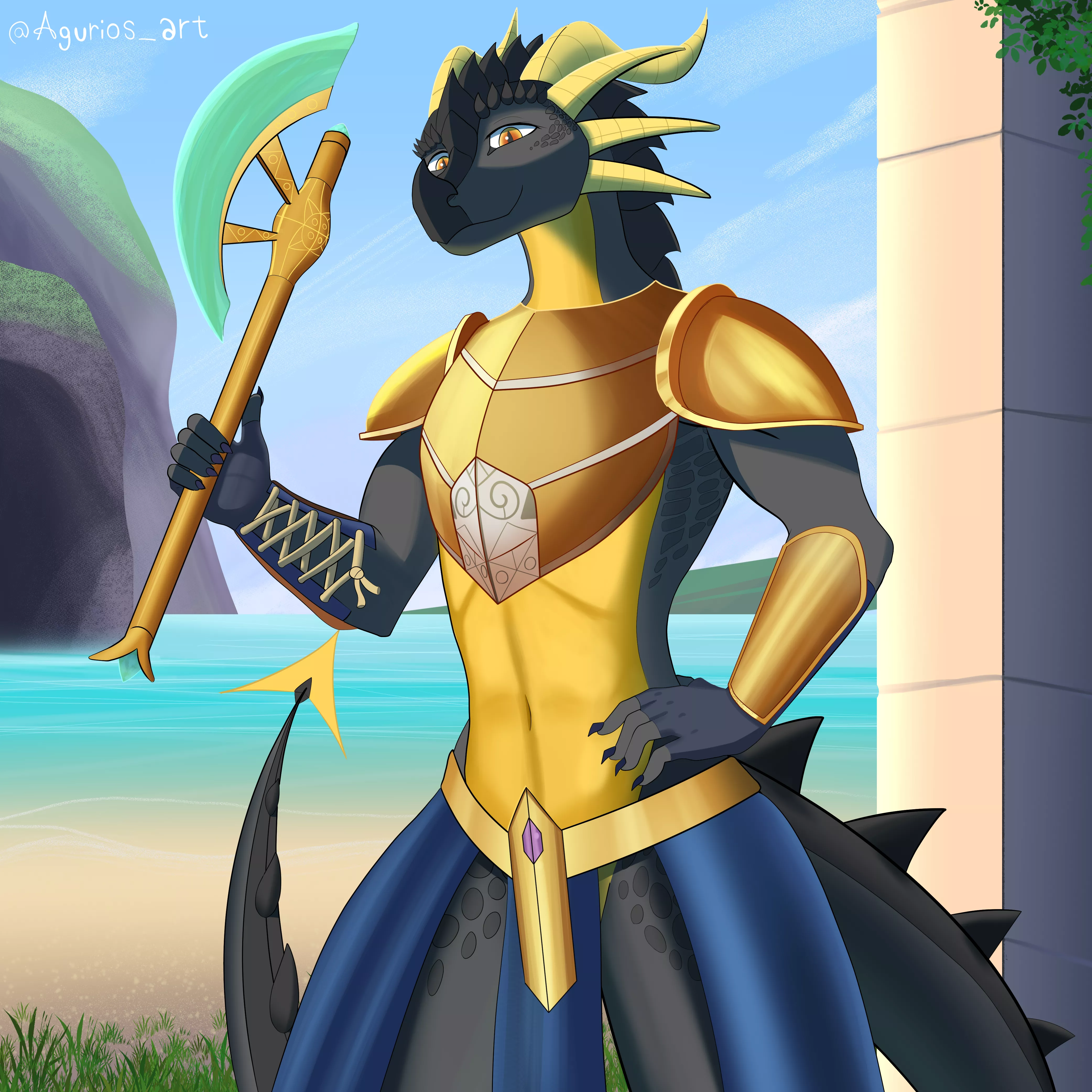 Neftis showing off his Ceremonial Armor~