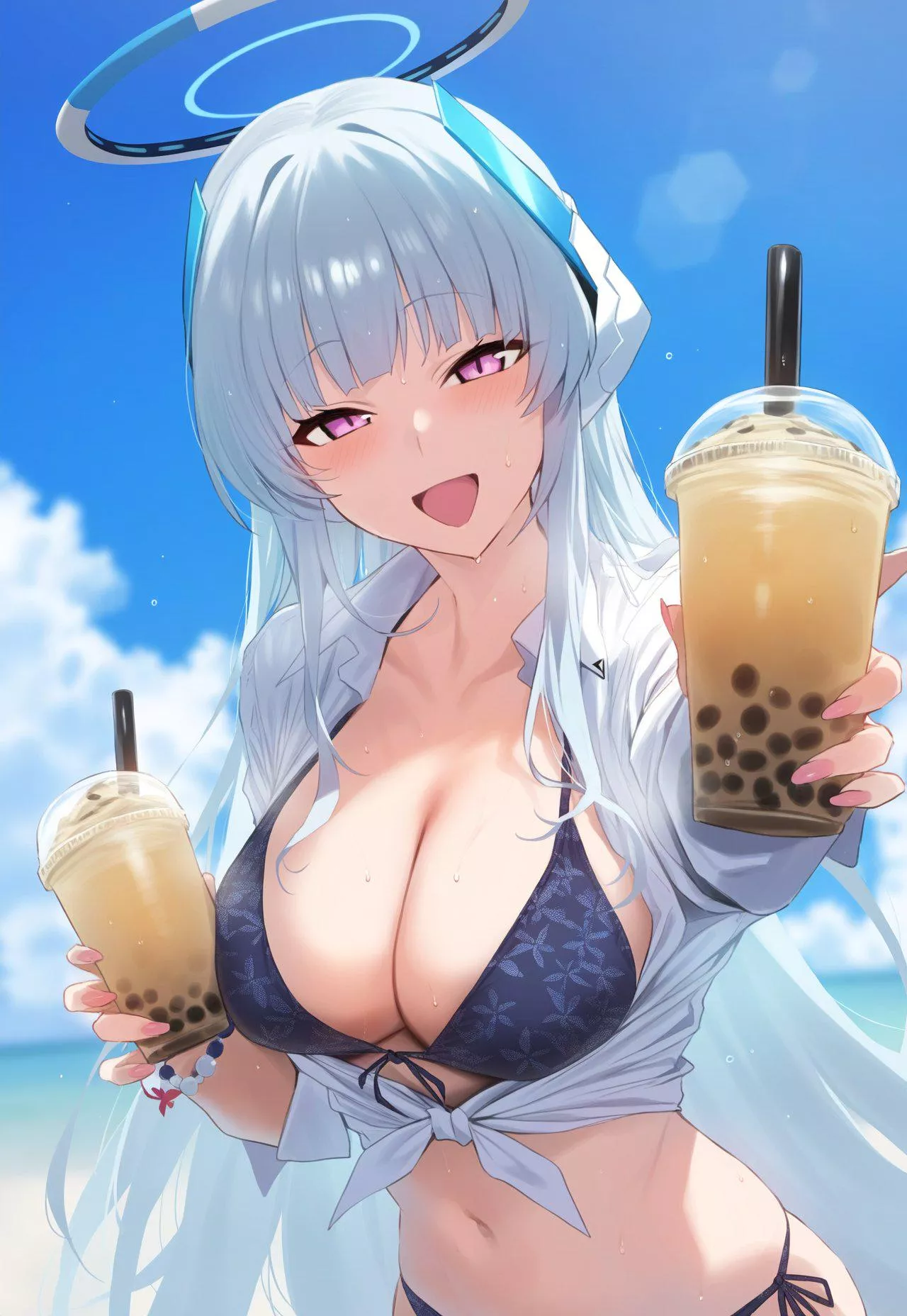 Noa with Tea for Two [Blue Archive]