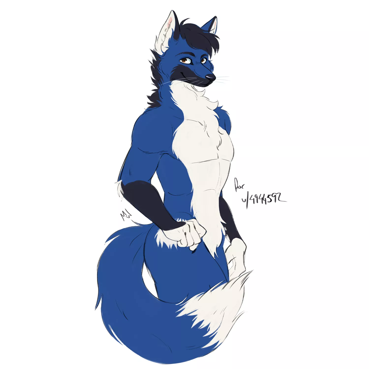 Number 83 in my 100 Furries series. Sona belongs to u/494459 (Art by my @MellowWingArt on X)