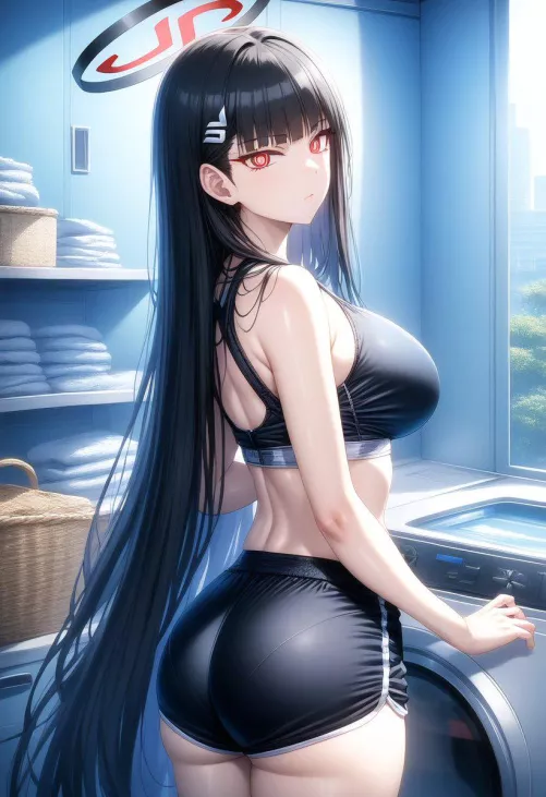 Rio's Laundry Day [Blue Archive]