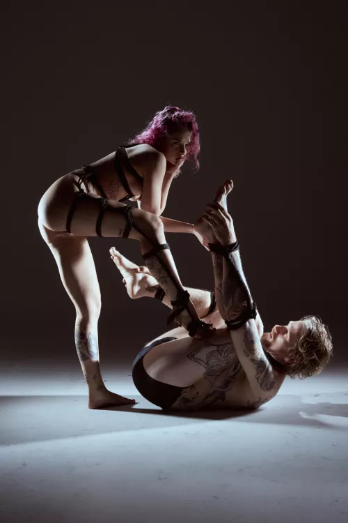 Ropes by beacon, models Roxie & me