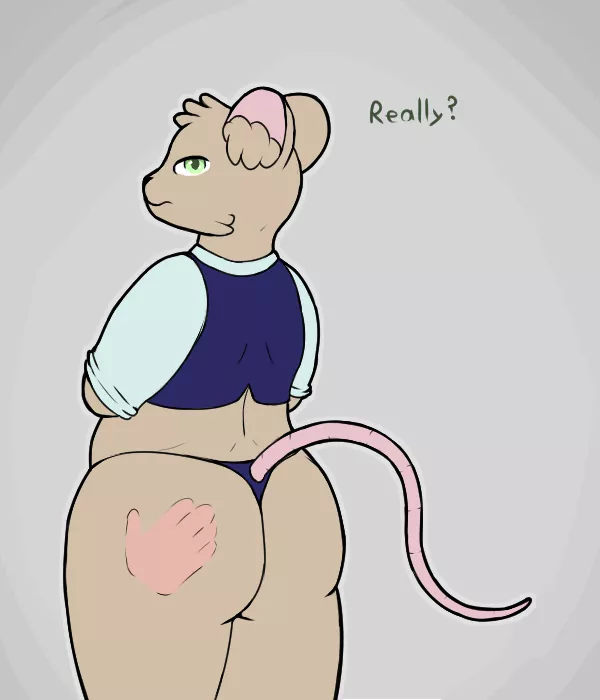 Sometimes patrons get handsy (art by me)