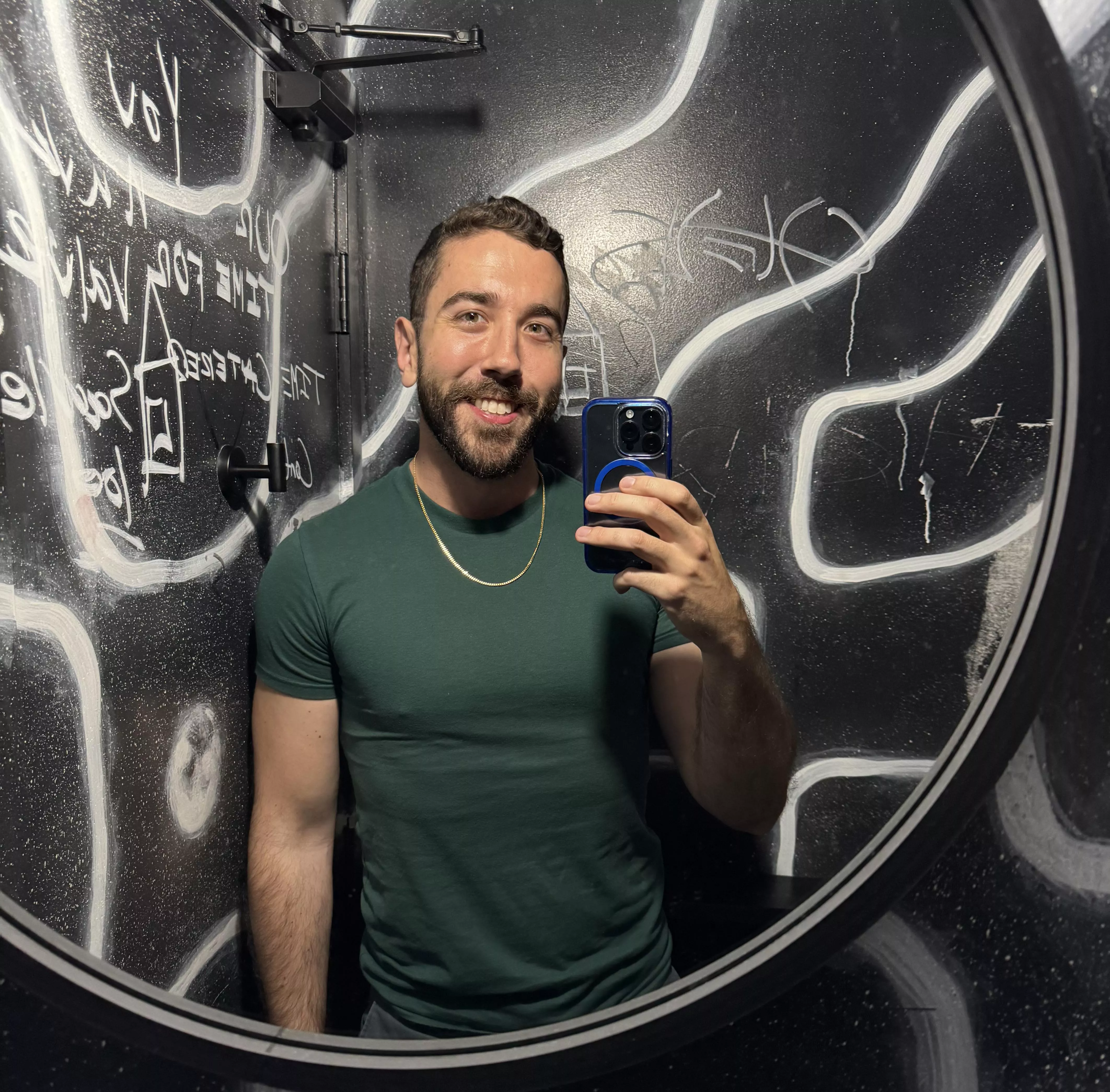 Sometimes the lighting in the bar bathroom is π― Sometimes the lighting in the bar bathroom is π―