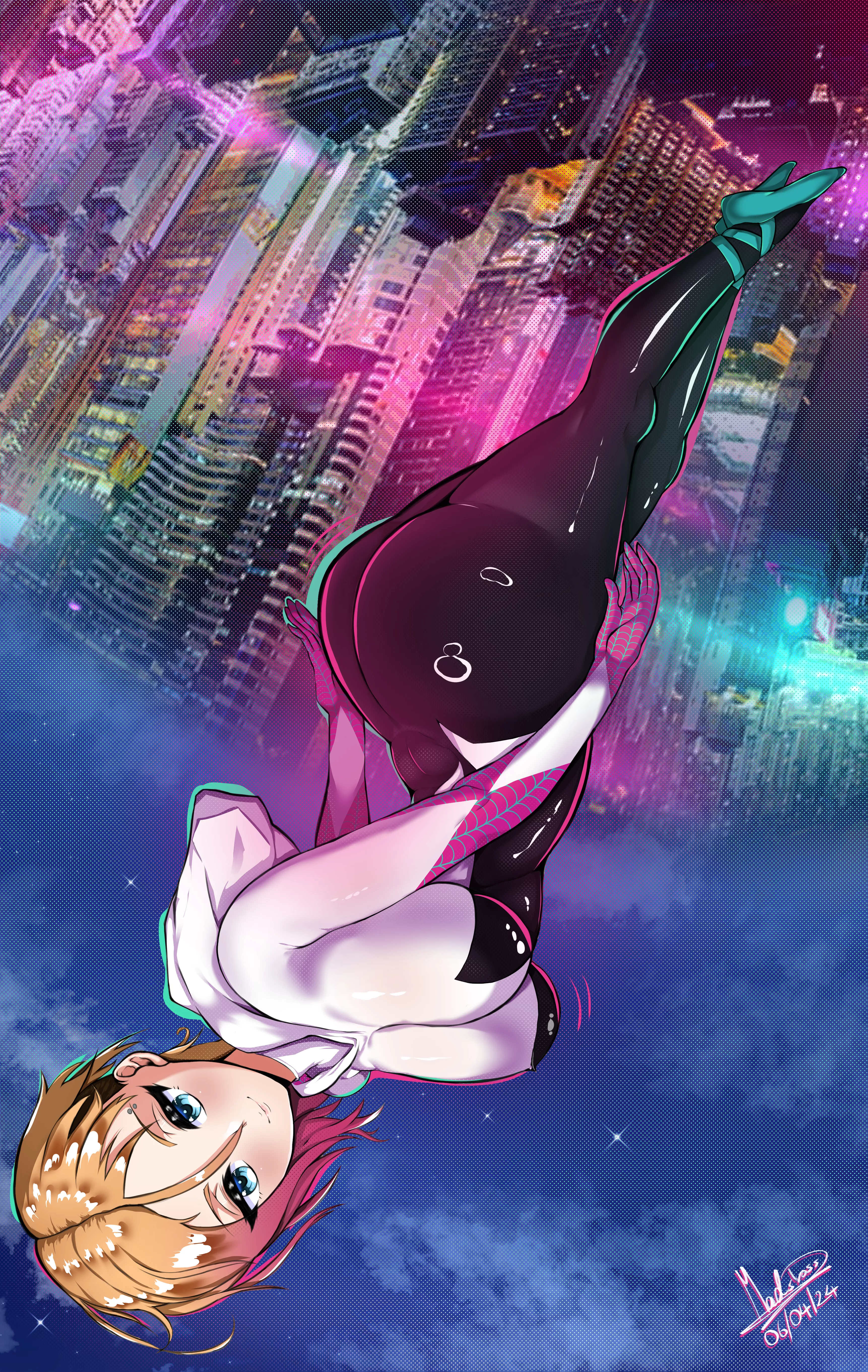 Spider-Gwen [Spider-man across the spider-verse](madsdross)