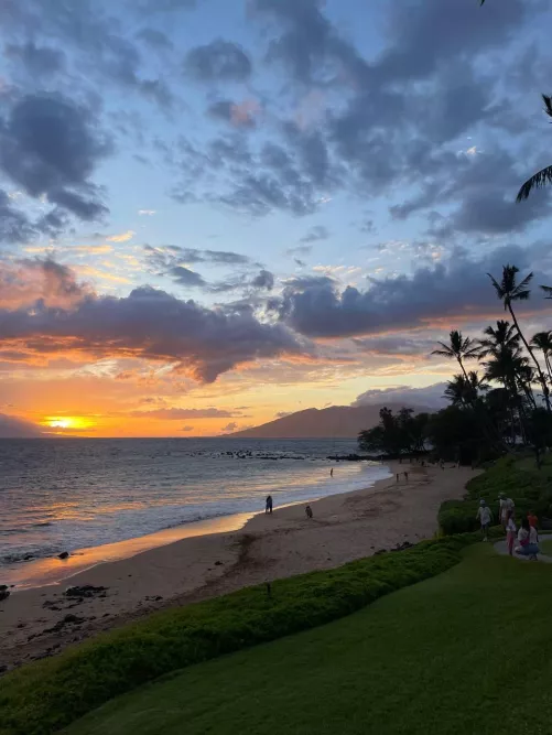 Sunset in Hawaii 