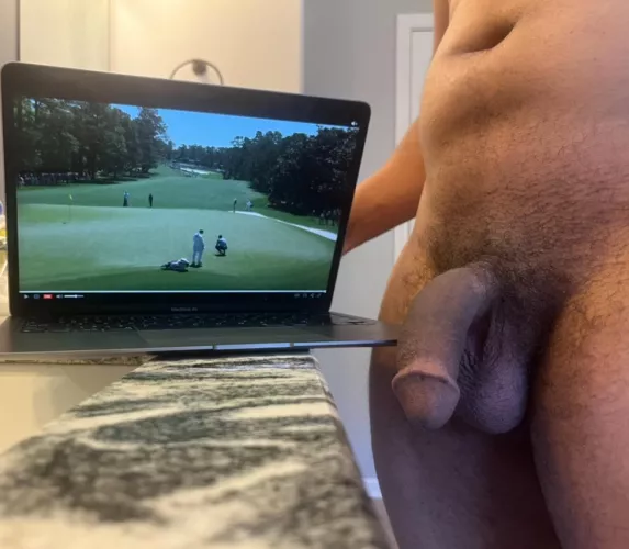 The appropriate attire for the Masters this past weekend.