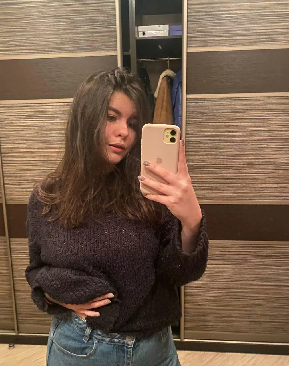 The sweater didn't help