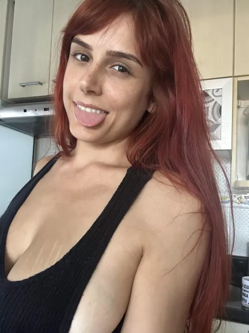 There's no need for bra, let them be free