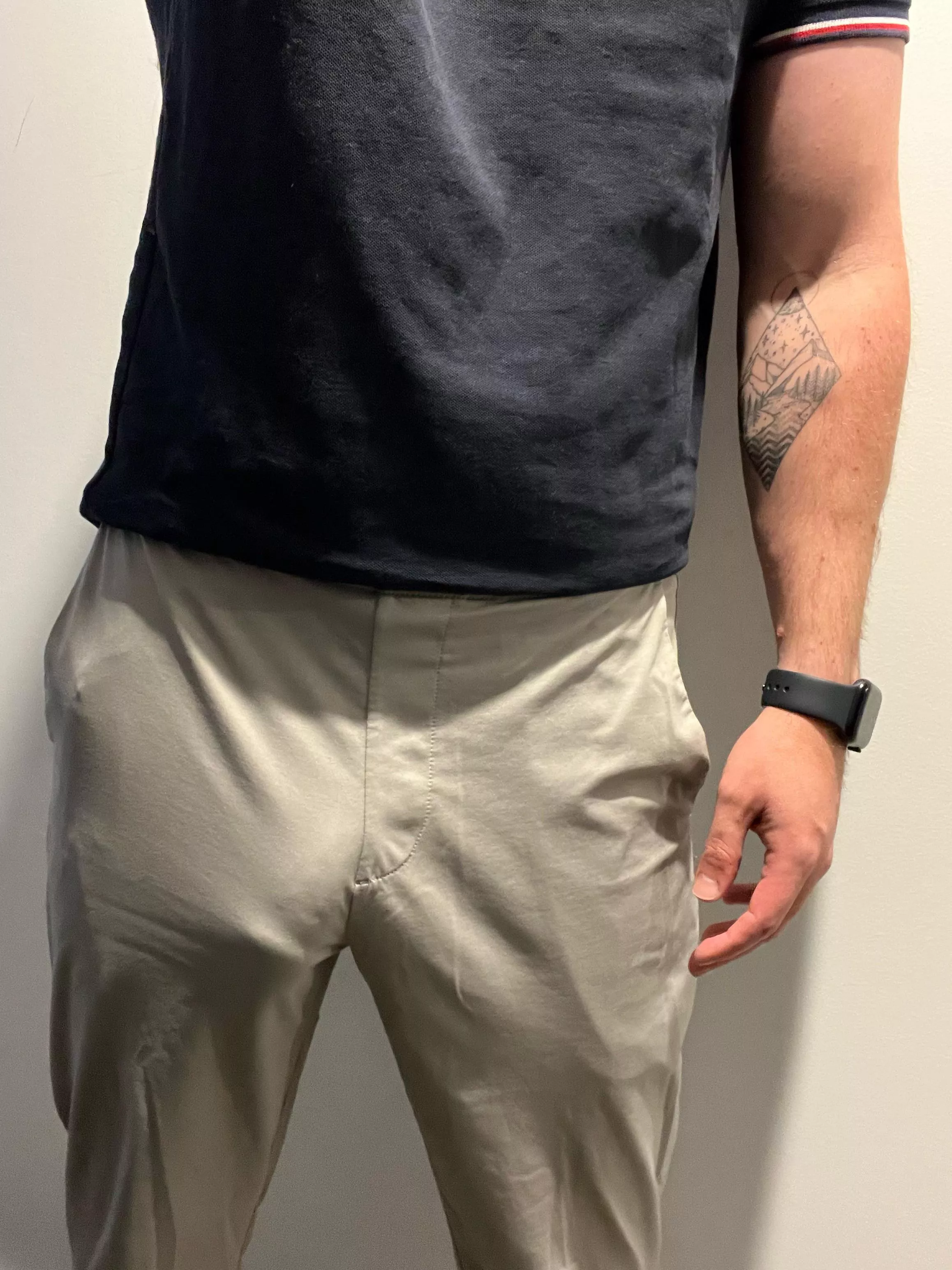 These pants show too much