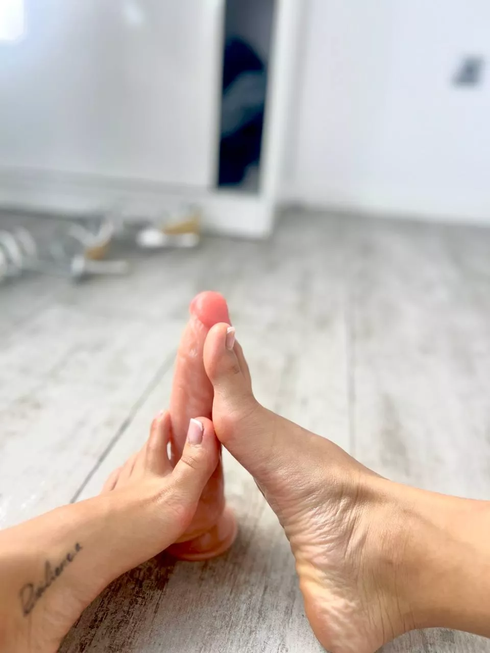 this pretty legs could jerk off your dick too! P.S. My VIP OF is free for 5 more days <3