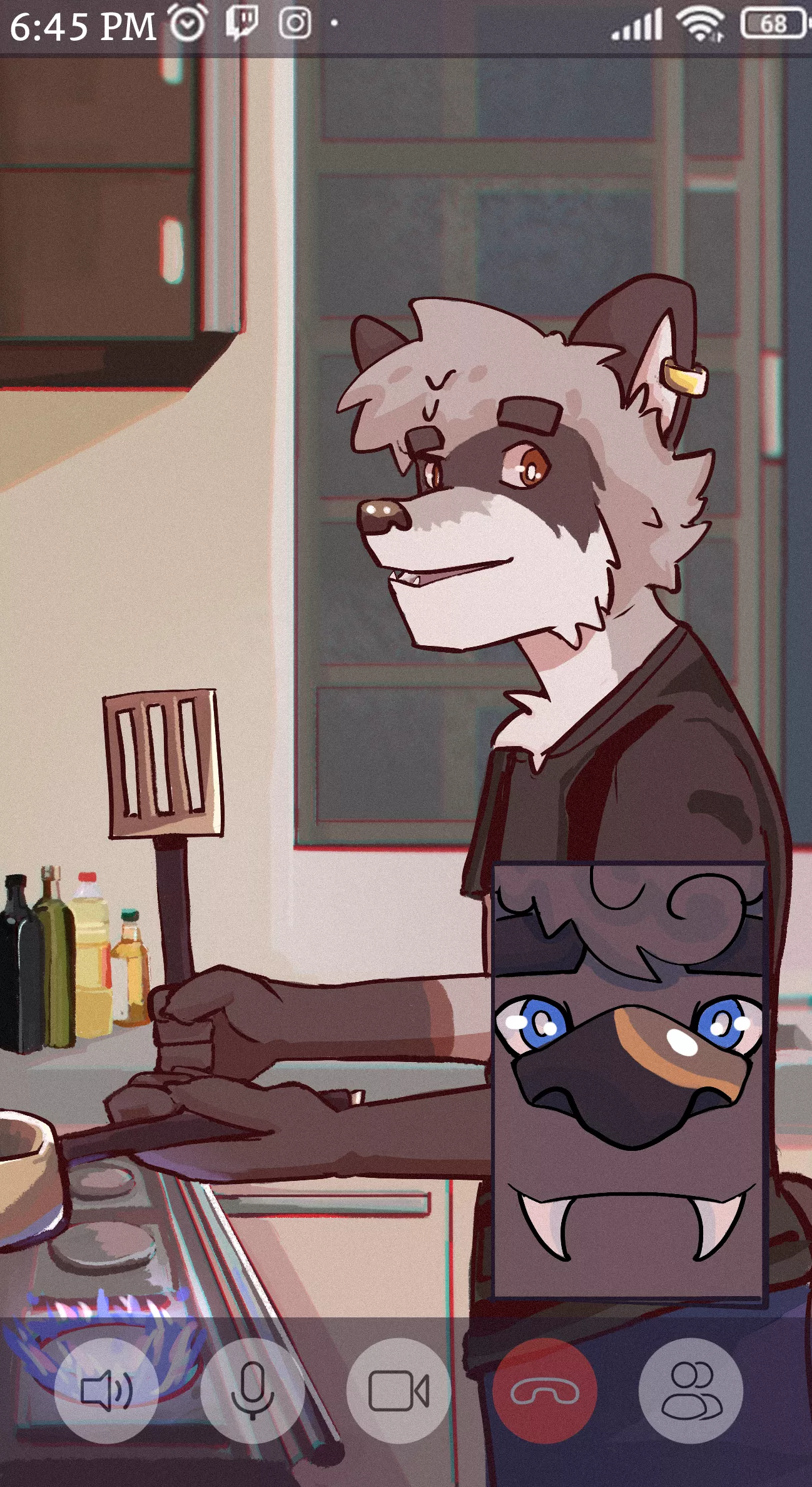 Videocall by duketeus on twitter