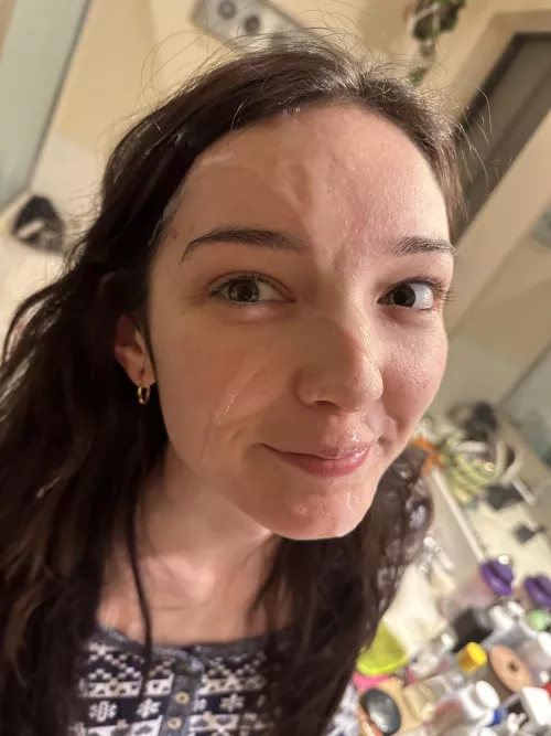 what should i do now that i have cum all over me?